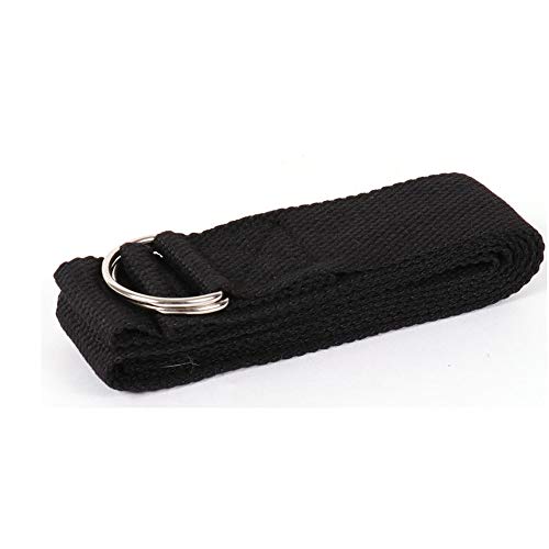 Fliyeong-Stretching-Strap-Exercise-Cotton-Yoga-Belt-Adjustable-D-Ring-Buckle-Belt-Fitness-Prop-For-Beginners-Stretching-Holding-Poses-Black