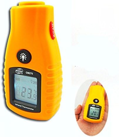 Non-Contact Infrared Thermometer, Lifenergy LCD Display Handheld Portable Gun Type Mini Industrial Laser IR Thermometer -32 ~ 280°C (-26~536°F)