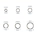 PH PandaHall 1070pcs 6 Sizes Split Jump Rings Antique Bronze O Rings Small Key Chain Ring Double Loops Open Key Chains for Home Keys Organization and Ornament Crafts (4mm, 5mm, 6mm, 7mm, 8mm, 10mm)