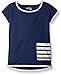 Scout + Ro Girls' Jersey Tunic Shirt With Stripe Pocket