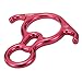 Lixada Rescue Figure 8 Descender Aluminum Alloy 40kN Descender with Lock Off Ears