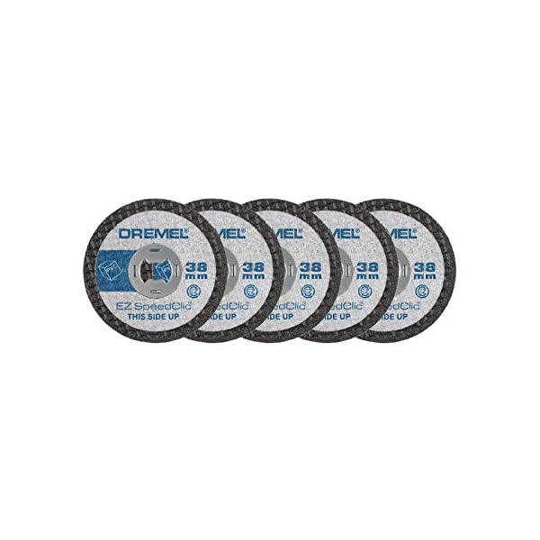 Dremel SC476 EZ SpeedClic Kunststoff-Trennscheiben, ZubehÃ¶rsatz fÃ¼r Multifunktionswerkzeug mit 5 Trennscheiben 38 mm zum Schneiden von Kunststoffen aller Art