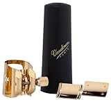 Vandoren LC090P Optimum Gold Gilded Baritone Saxophone Ligature/Cap