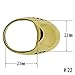 HOMELEX Handmade Traditional Brass Archery Thumb Ring (22#)