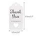 G2PLUS Thank You Tags, 100PCS Thank You for Celebrating with Us Tags, Hollow Heart Hang Tag, White Paper Gift Tags with String for Gift Wrapping, DIY Arts & Crafts, Wedding Party Favors