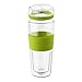 Takeya Double-Wall Glass Tea/Coffee Tumbler, Green, 16-Ounce