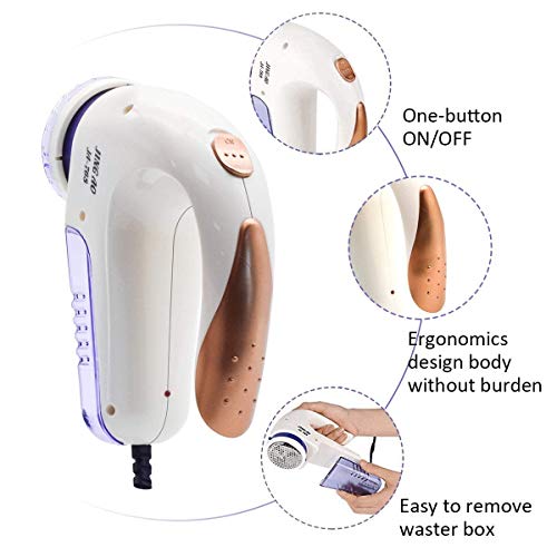 Fabric Shaver- Lint Remover sweater shaver with replace blades and 1 brush Electric Fabric Clothes Shaver Quickly and Effectively Remove Fuzz, Lint - Thumbnail 3