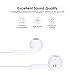ViiVor Headphones Premium Quality Earphones Earbuds with Mic & Remote Control Fully Compatible with Apple iPhone Android Smartphones and all iPod iPad (3PACK)