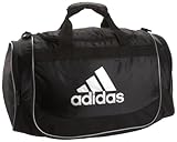 adidas Defender Small Duffel,Black/Silver,Small