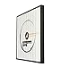 Golden State Art, 12.5x12.5 Black Aluminum Vinyl Record Album Cover Frame