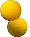 Champion Sports Colored Lacrosse Balls: Yellow Official Size Sporting Goods Equipment for Professional, College & Grade School Games, Practices & Recreation - NCAA, NFHS and SEI Certified - 12 Pack