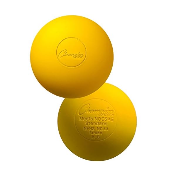 Champion Sports Official Lacrosse Balls Multiple Colors in Packs of 2, 3, 6, and 12