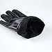 Yoyorule Men Fashion Warm Cashmere Leather Winter Gloves Driving Waterproof