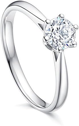 Mutiwill Fashion 925 Solid Sterling Silver Ring Classic Women Beautiful Gift
