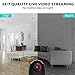 Pet Camera - Indoor Camera Wireless, 1080P Home Camera with Human Detection, Night Vision IP Camera, Cloud Storage 24s Smart-Clip, 128G SD Card Support, Two Way Audio, Dog Camera Work with Alexa