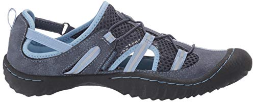 JSport by Jambu Women's Bleeker Fisherman Sandal Navy Stone/Blue 8.5 M US