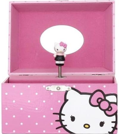 Hello Kitty - Joyero Musical con Lunares, diseño de Hello Kitty: Amazon.es: Hogar