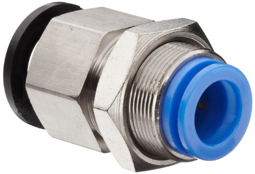 SMC KB Series Polybutylene Terephthalate Piping Module Manifold, Bulkhead Connector, 12mm Tube OD x M22x1 Female