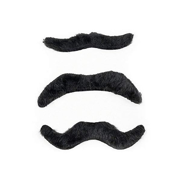Kicko Fake Mustaches Pack of 12 Dress up for Your Movember Events