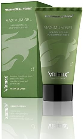 Viamax Maximum Gel - Male Enhancement Gel (Effectively Stimulates the Blood Flow, Which Enhances Penis Stamina and Creates More Powerful Erections) by Viamax USA