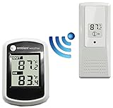 Ambient Weather WS-40 Wireless Thermometer with Indoor and Outdoor Temperature