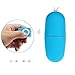 Mini Pocket Massager with Remote Control Color Blue