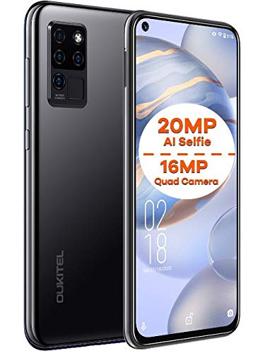 Cellulari Offerte OUKITEL C21, Android 10 Smartphone Dual SIM, Selfie AI 20 MP + Fotocamera Quattro 16 MP, 6,4’’ FHD…