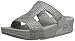 FitFlop Women's Rokkit Slide, Silver Nova, 7 M US