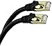 Network Cable Cat7 (1.5ft x 2 Pack) - SSTP/RJ45 Ethernet Patch Cord - 10 Gigabit/Sec High Speed LAN & Broadband Internet, Network Connection and Networking with Computer, Modem, Router & Switch