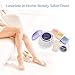 Wax Warmer Hair Removal Kit Electric Wax Melter Hot Wax Warmer Brazilian Wax Kit with 4 Different Flavors Wax Beans and 10 Wax Applicator Sticks for Women and Men