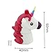 CHUYI Novelty Unicorn Shape Design 32GB USB 2.0 Flash Drive Cute Memory Stick Horse Thumb Drive Data Storage Pendrive Cartoon Jump Drive Gift (White)