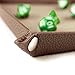 Wiz Dice - Folding Dice Rolling Tray for Tabletop RPG Adventure Games - DND Dice Tray, Suitable for Dungeons and Dragons, Warhammer 40k, Backgammon and Dice Games Alike - Bicast Leather - 9 x 9