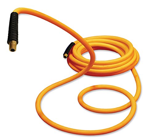 Primefit HYP140502-O Primeflex Premium Hybrid Polymer Air Hose with Field Repairable Ends, 1/4" by 50', 300 psi