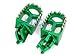 11Z GREEN CNC RACING FOOTPEGS KAWASAKI KX250F KX450F YAMAHA RMZ250 FP12