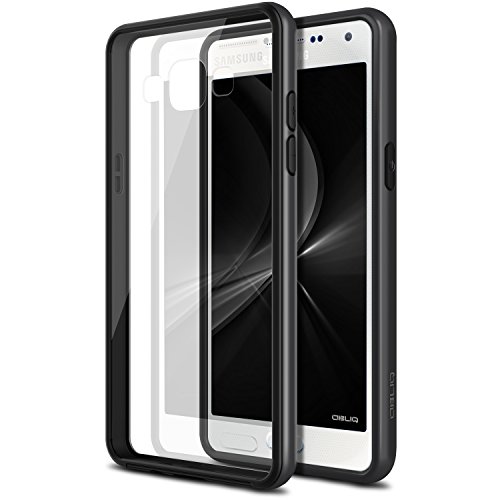 Galaxy A5 Case, OBLIQ [MCB one][Titanium Space Gray]â€“[Metallic Bumper] with Metalized Cover + Crystal Clear back panel for Galaxy A5 (2014)
