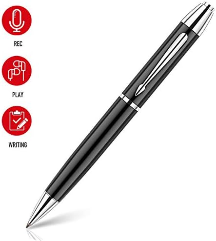 Digital Voice Recorder for Lectures RECJOY,16GB Voice Activated Audio Recorder Dictaphone Tape Recorder Recording Device with Playback,Metal Shell