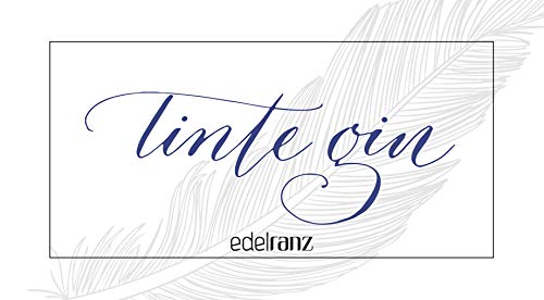 TINTE GIN – PREMIUM DRY GIN | 500 ML DER RUBIN IN DEINEM GLAS - edle, rubinrote Tinte by edelranz - Tintenfass - aus ausgewählten Botanicals mit Aromen von Zitrus, Wacholder & Süß- & Sandelholz – Bild 4