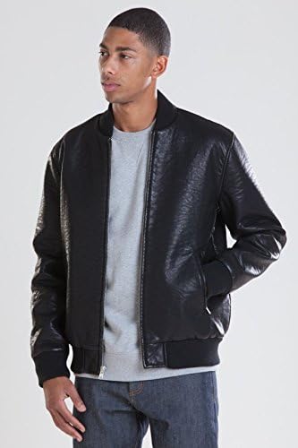 Veste en cuir vegan homme Clearance