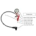 GrimmTools - Digital Universal Bicycle Tire Inflator for Presta and Schrader valves