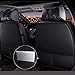 Skysep Crown Car Seat Covers, Fully Surrounded Unisex Seat,Winter Leather Seats Car,PU Leather and 3D Breathable Fabric (Black-White)