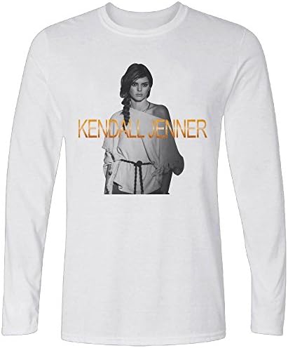 KNIGHT Men's Kendall Jenner Ballet Girl Long Sleeve T Shirt Cotton Tees