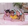 Headphones-Riwbox-BT05-Wings-Kids-Headphones-Wireless-Bluetooth-Over-Ear-85dB103db-Volume-Control-Children-Foldable-Headphones-with-MicTF-Card-Compatible-with-TabletSmartphoneSchool-PurplePink Headphones, Riwbox BT05 Wings Kids Headphones Wireless Bluetooth Over Ear 85dB/103db Volume Control Children Foldable…