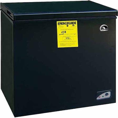 Igloo 5.1 cu ft Chest Freezer, Black