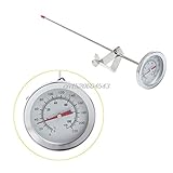 NJPOWER 12" Brew Kettle Thermometer Side Clip 304