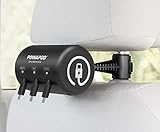 Powapod Multi Car Retractable Cord 3 in 1 Power Charging Station Car Charger, Type C Micro USB Compatible with Cell Phones and Tablets Fast Charge, Shipped from USA