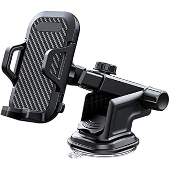 VANMASS Car Phone Mount, Dashboard Windshield Air Vent Cell Phone Holder for Car with Vent Clip & Dashboard Pad, Strong Sticky Suction, One Button Release ...