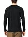 baleaf Men's Rash Guard Shirts Fishing Long Sleeve UV Sun Protection SPF T-Shirts UPF 50+ Lightweight Beach Black Size XL