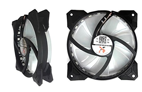 X2 Magic Lantern Remote control RGB LED 120mm Fans 12025S1L6-RGB-LED (3 Pack)