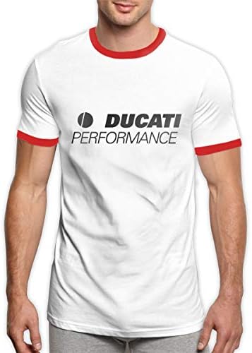 TIANXIN Design Ducati Motorsports Performance Logo T Shirts O-Neck Pure Cotton for Man Black
