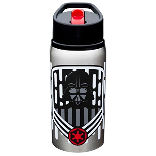 Zak Designs Star Wars Darth Vader Stainless Steel Kids Water Bottle